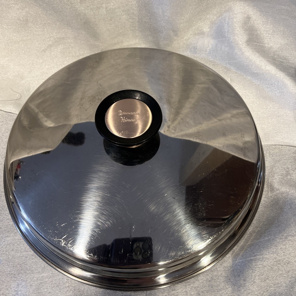 Vintage Duncan Hines by Regal Ware 3 Ply Stainless Steel Stock Pot Lid 10'' Only